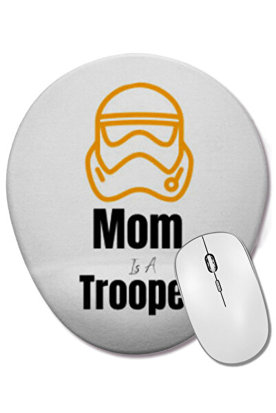 BASKI DÜNYASI Ziua Mamei Sunt devenită o mamă într-o zi. Mouse Pad oval cu su...