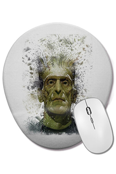 BASKI DÜNYASI Mouse Pad oval Frank Mary cu suport pentru încheietura mâinii