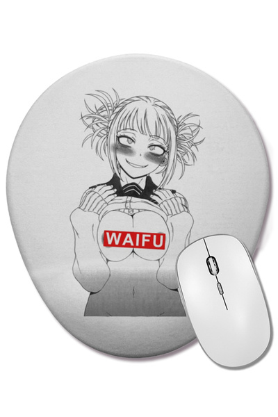BASKI DÜNYASI Himiko Toga Waifu Anime Bilek Destekli Oval Mouse Pad