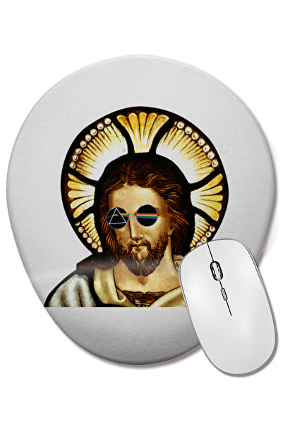 BASKI DÜNYASI Mouse Pad oval cu suport pentru încheietura mâinii Dark Side Of...