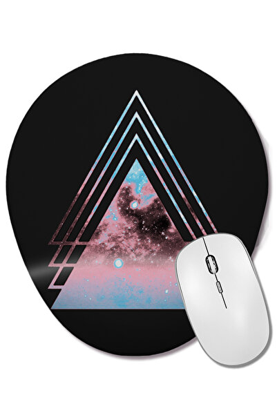 BASKI DÜNYASI Transgender Pride slojevita galaksija trokutasti ovalni podloga...