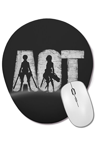 BASKI DÜNYASI Titan Killers Attack on Titan Wrist Supported Oval Mouse Pad