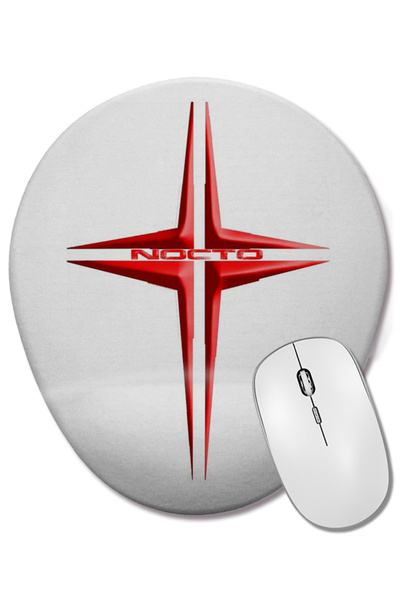 BASKI DÜNYASI Templario Nocto Bilek Овална подложка за мишка с подложка