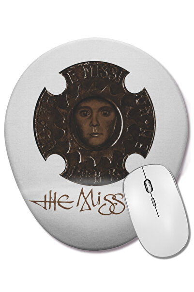 BASKI DÜNYASI Mission 02 Οβάλ ποντίκι με οπίσθιο στήριγμα καρπού