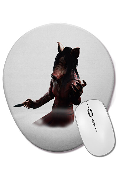 BASKI DÜNYASI Mouse Pad oval The Pig Amanda Young cu suport pentru încheietur...
