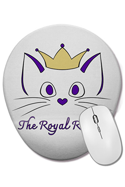 BASKI DÜNYASI Mouse Pad oval cu logo Cats The Royal Rescues cu suport pentru ...