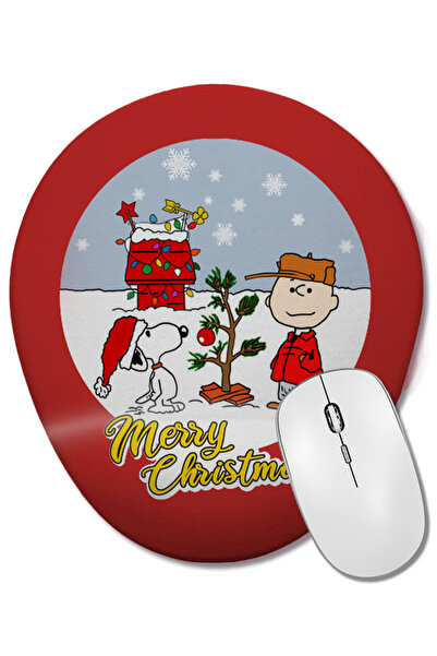 BASKI DÜNYASI Yılbaşı Yeni Yıl Konseptli Charlie Brown And Snoopy Merry Chris...