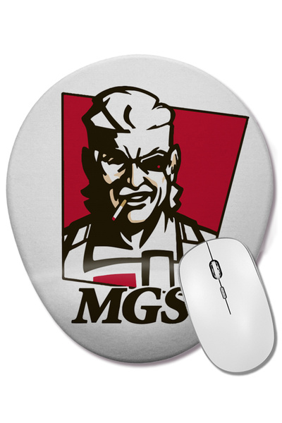 BASKI DÜNYASI Mouse Pad oval Mgs cu suport pentru încheietura mâinii