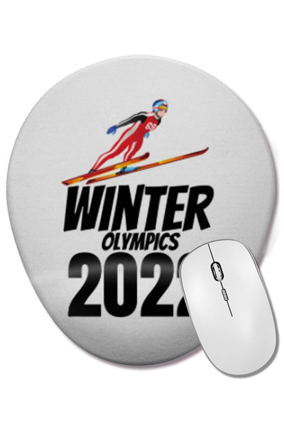 BASKI DÜNYASI Will Smith- Οβάλ ποντίκι με ρετρό στυλ Rainbow με στήριγμα καρπού