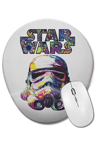 BASKI DÜNYASI Star Wars 05 Οβάλ ποντίκι με οπίσθια υποστήριξη καρπού