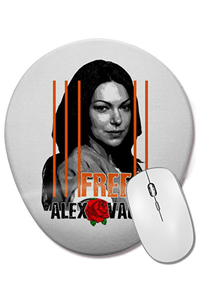 BASKI DÜNYASI Orange Is The New Black Free Vause Mouse Pad oval cu suport pen...