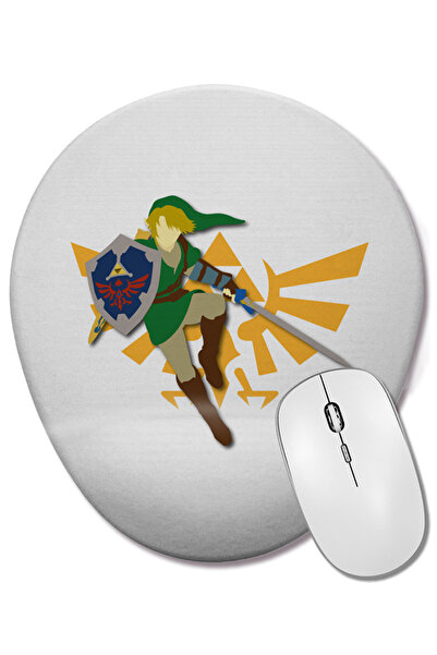 BASKI DÜNYASI Mouse Pad oval The Legend of Zelda cu suport pentru încheietura...