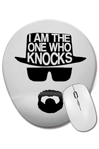 BASKI DÜNYASI Mouse Pad oval Walter White Breaking Bad 01 cu suport pentru încheietura mâinii