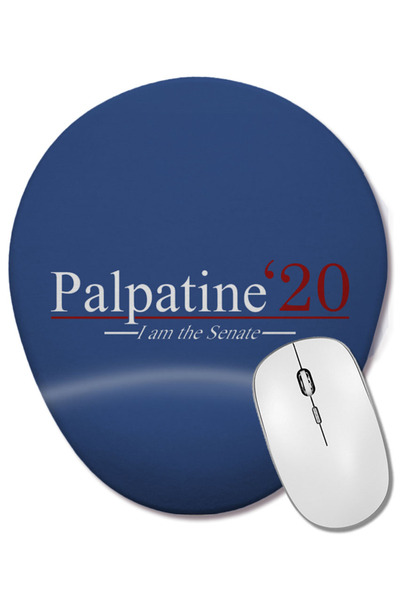 BASKI DÜNYASI Star Wars Palpatine '20 Mouse Pad oval cu suport pentru încheie...