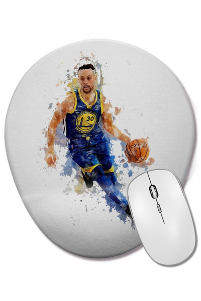 BASKI DÜNYASI Mouse Pad oval Stephen Curry cu suport pentru încheietura mâinii