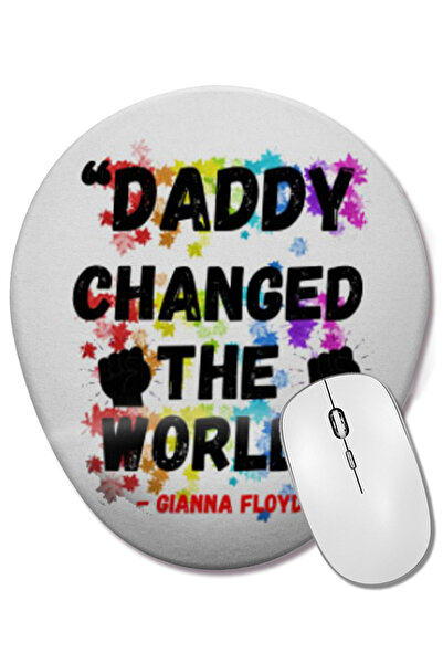 BASKI DÜNYASI Mouse Pad oval cu suport pentru încheietura mâinii Daddy