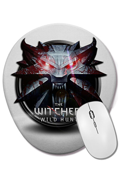 BASKI DÜNYASI Wolf The Witcher ovalna podloga za miša sa podrškom za zglob