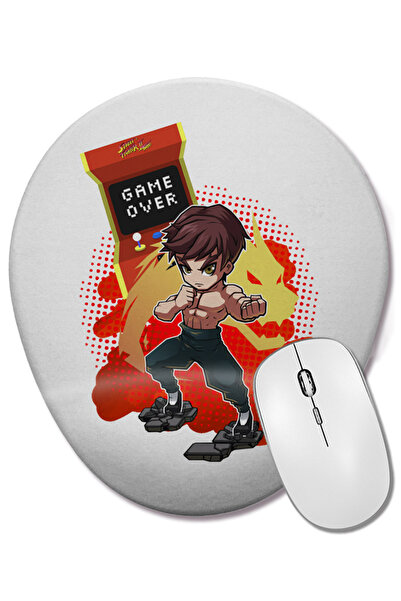 BASKI DÜNYASI Οβάλ ποντίκι ποντικοπολεμικού παιχνιδιού Street Fighter με στήρ...