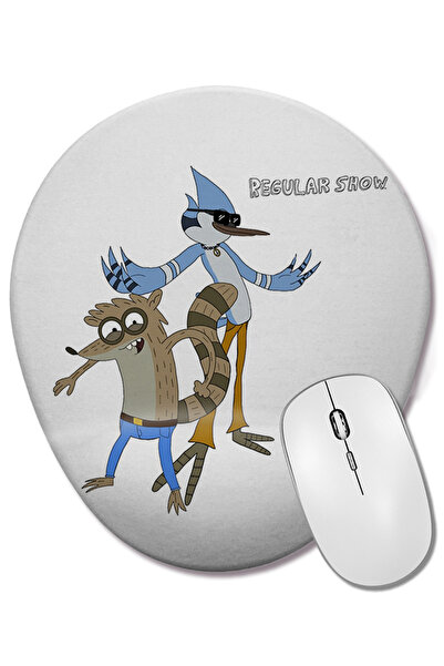 BASKI DÜNYASI Οβάλ ποντίκι με υποστήριξη καρπού Regular Show