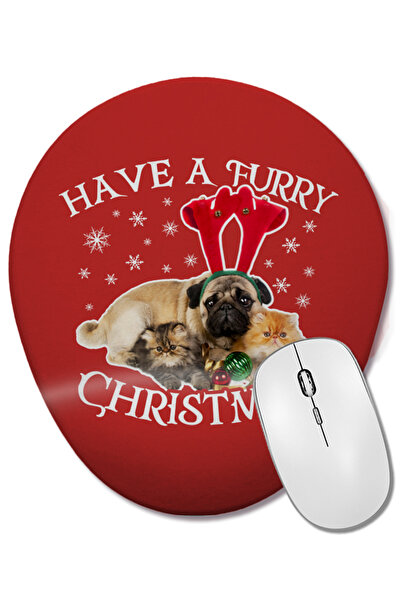 BASKI DÜNYASI Mouse Pad oval cu suport pentru încheietura mâinii, cu tema Cră...