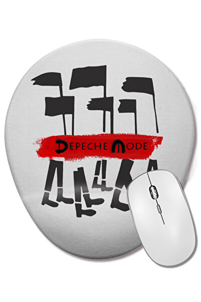 BASKI DÜNYASI Mouse Pad oval Dm Revolution Depeche Mode cu suport pentru înch...