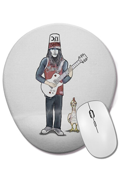 BASKI DÜNYASI Οβάλ ποντίκι με υποστήριξη καρπού Buckethead And Friends