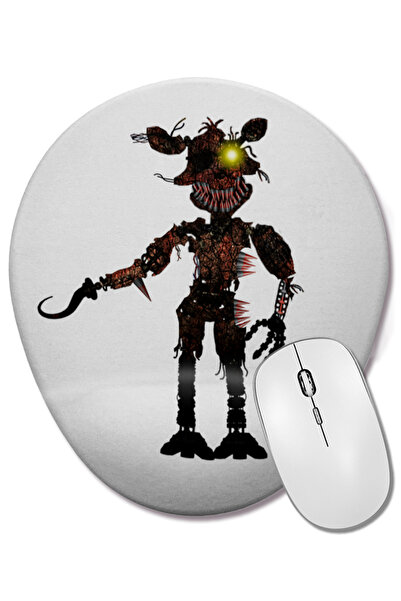 BASKI DÜNYASI Nightmare Foxy Bilek Destekli Oval Mouse Pad