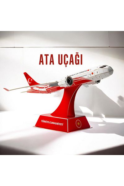 tugceshopping Ancestor Airplane 3D Educational Puzzle 3D Paper Puzzle Jigsaw Puzzle 30 Pieces