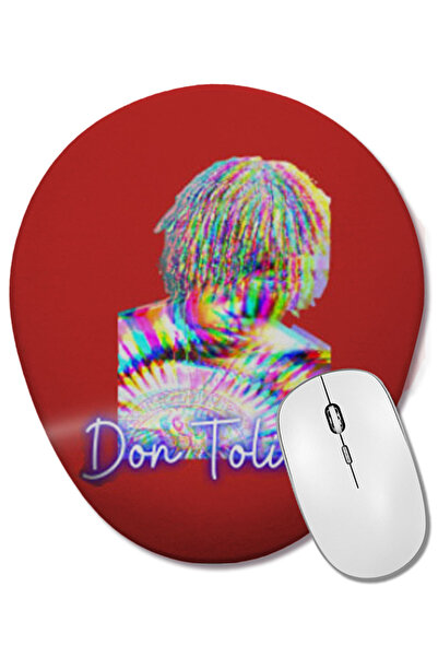 BASKI DÜNYASI Mouse Pad oval Don Toliver cu suport pentru încheietura mâinii