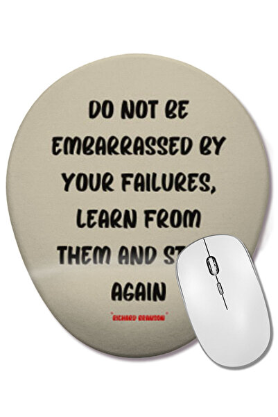 BASKI DÜNYASI Mouse Pad oval RIP Whitney cu suport pentru încheietura mâinii