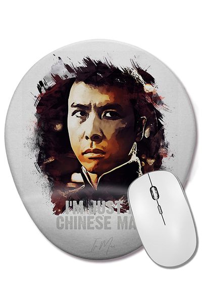 BASKI DÜNYASI I`M Coming to Get You John Rambo Oval Mouse Pad with Wrist Support