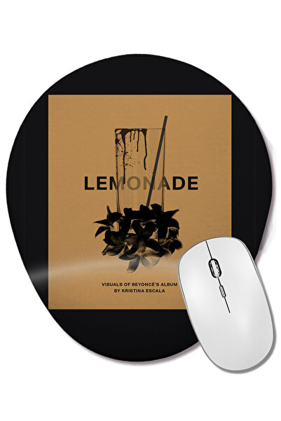 BASKI DÜNYASI Mouse Pad oval LEMONADE BEYONCE cu suport pentru încheietura mâ...