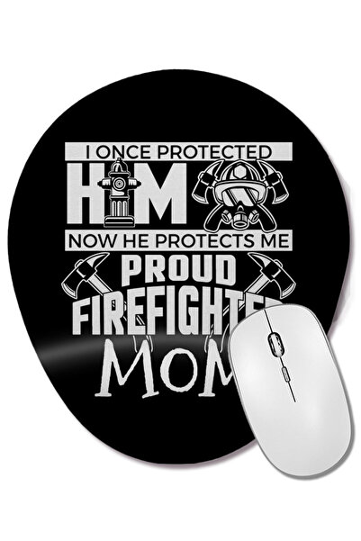 BASKI DÜNYASI Mouse Pad oval cu suport pentru încheietura mâinii, cu textul „...