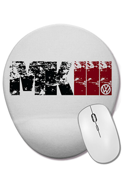 BASKI DÜNYASI Mouse Pad oval Golf MK2 cu suport pentru încheietura mâinii