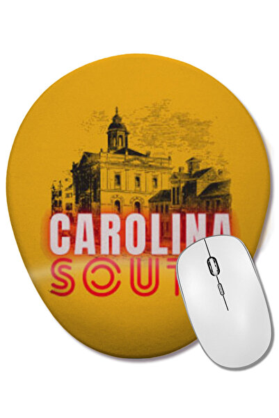 BASKI DÜNYASI Cadou cu steagul statului Carolina de Sud - Mouse Pad oval cu s...