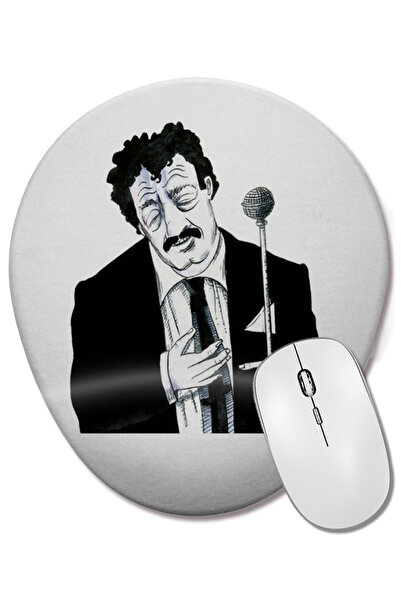 BASKI DÜNYASI Müslüm Gürses Cine nu a iubit? Mouse Pad oval cu suport pentru ...