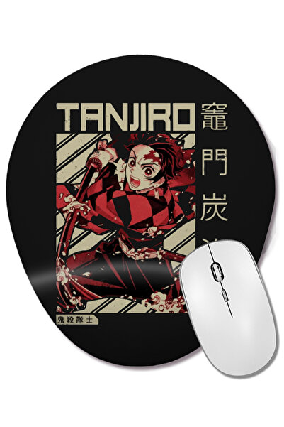 BASKI DÜNYASI Mouse Pad oval cu suport pentru încheietura mâinii Touz Tanjiro...