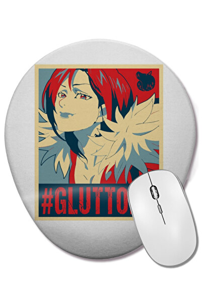 BASKI DÜNYASI The Seven Deadly Sins Merlin - Mouse Pad oval cu suport pentru ...