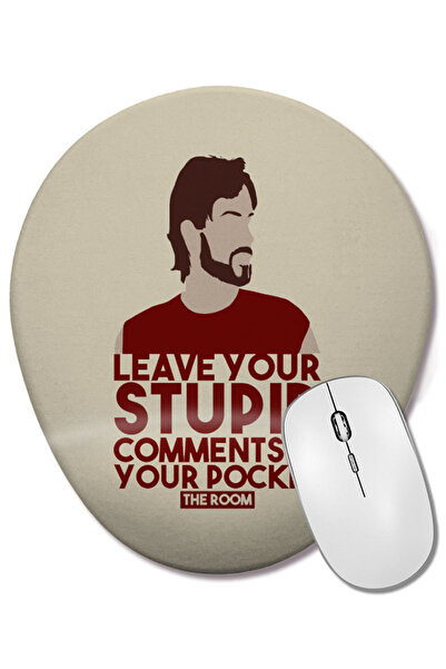 BASKI DÜNYASI Fizica este teoretică, dar distracția este reală. Mouse pad oval cu suport pentru încheietura mâinii.