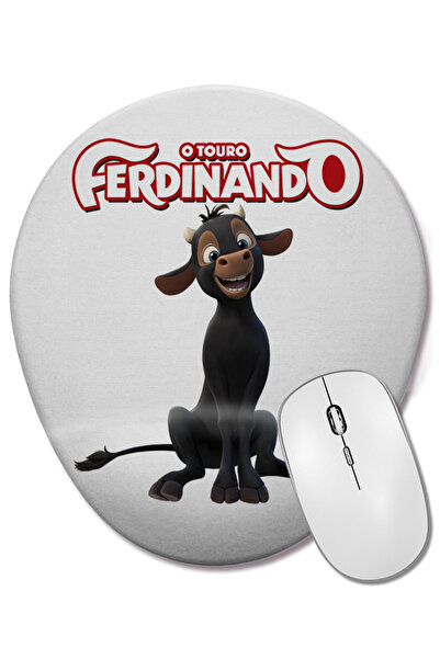 BASKI DÜNYASI O Touro Ferdinando Mouse Pad oval cu suport pentru încheietura ...