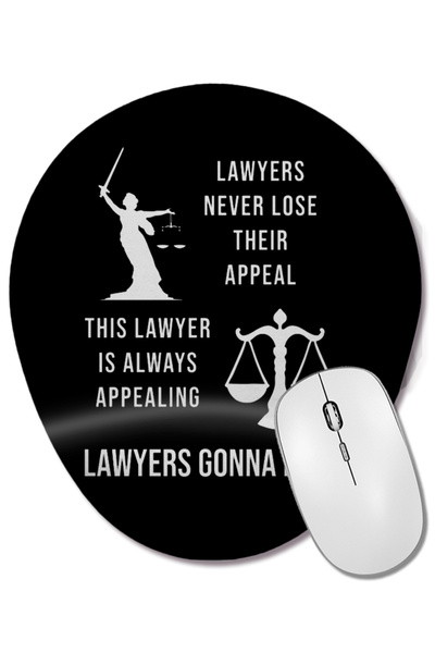 BASKI DÜNYASI Οι δικηγόροι προτείνουν το οβάλ ποντίκι με στήριγμα καρπού Lawy...