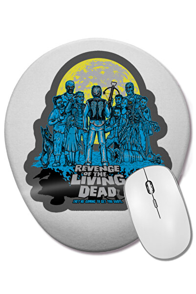 BASKI DÜNYASI Revenge Of The Living Dead Mouse Pad oval cu suport pentru înch...