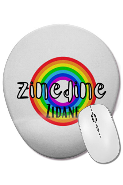 BASKI DÜNYASI Ζινέντιν Ζιντάνε - Οβάλ ποντίκι υπολογιστή σε στυλ ρετρό ουράνι...