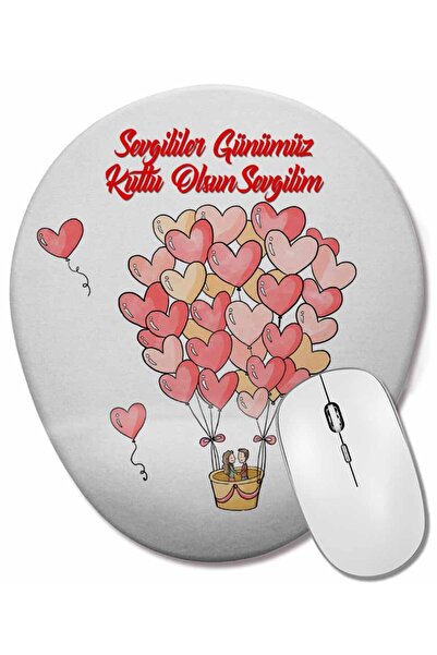 BASKI DÜNYASI Δώρο για την Ημέρα του Αγίου Βαλεντίνου 095 Οβάλ ποντίκι με υπο...