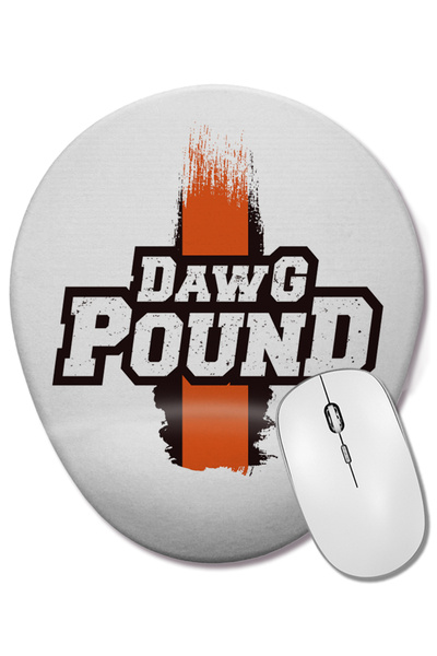 BASKI DÜNYASI Mouse Pad oval cu suport pentru încheietura mâinii NFL Clevelan...