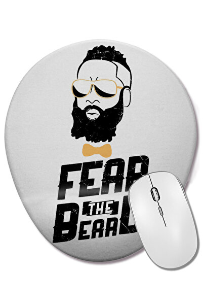 BASKI DÜNYASI Mouse Pad oval cu suport pentru încheietura mâinii James Harden...