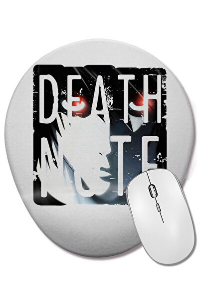 BASKI DÜNYASI Οβάλ ποντίκι ποντικοπολεμικής χρήσης Death Note με στήριγμα καρπού