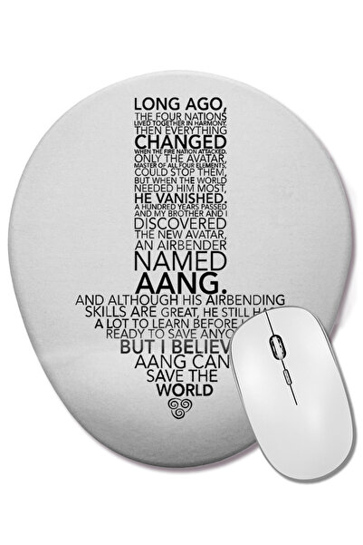 BASKI DÜNYASI Mouse Pad oval cu suport pentru încheietura mâinii Avatar