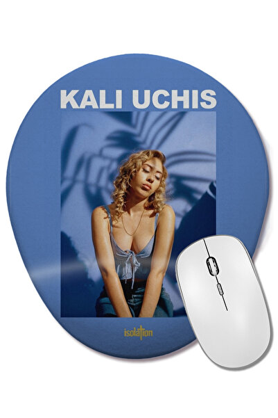 BASKI DÜNYASI Mouse Pad oval Kali Linux cu suport pentru încheietura mâinii