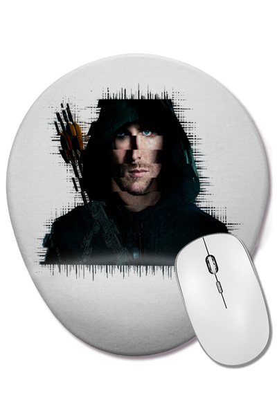 BASKI DÜNYASI O Arqueiro Οβάλ ποντίκι με οπίσθια υποστήριξη καρπού